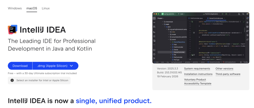 Unified download link